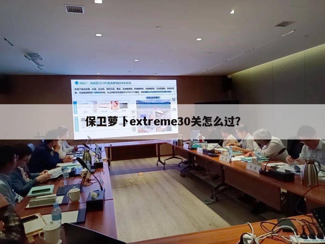 保卫萝卜extreme30关怎么过？