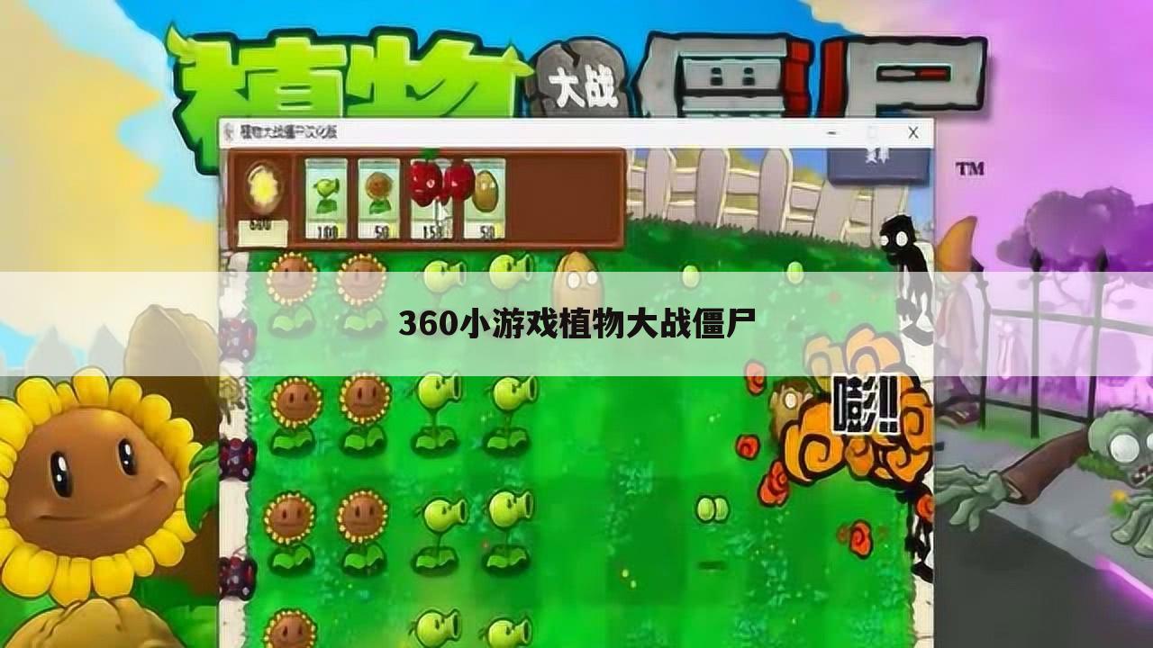 360小游戏植物大战僵尸