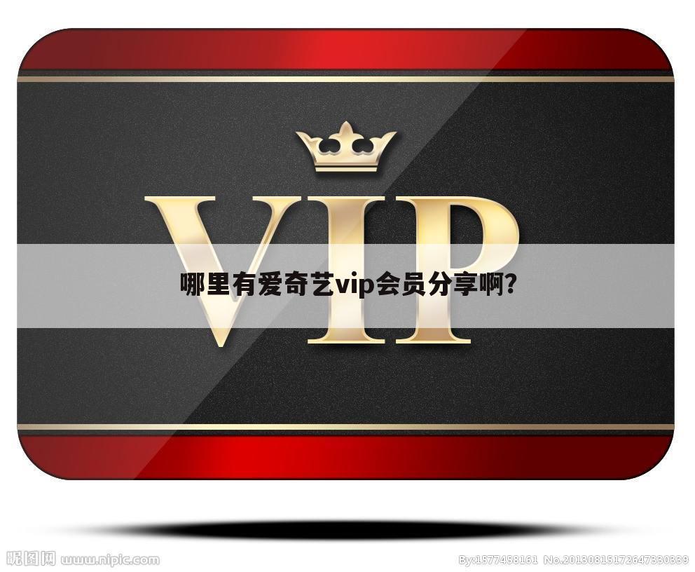 哪里有爱奇艺vip会员分享啊？