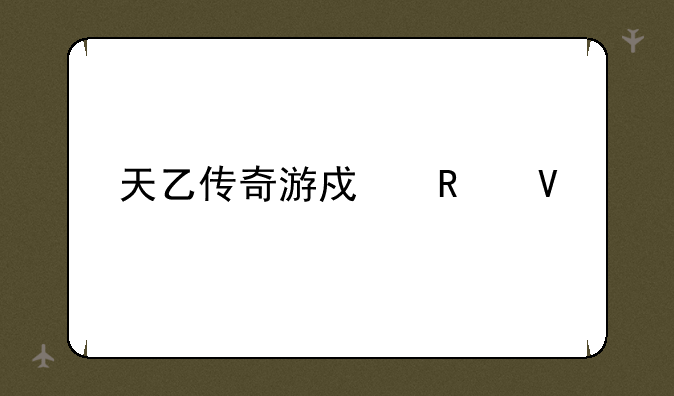 天乙传奇游戏攻略