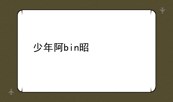 少年阿bin是什么