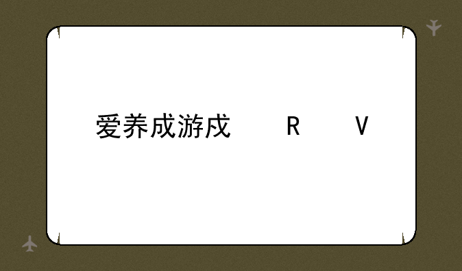 爱养成游戏攻略