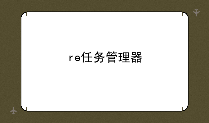 re任务管理器